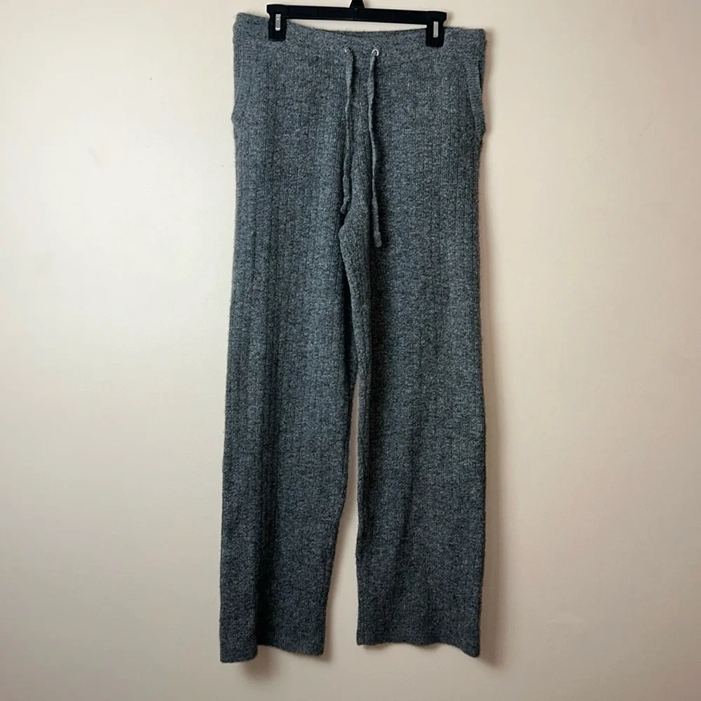 DKNY Knit Ribbed Wide Leg Loungewear Women's Pants Size Medium - Picture 1 of 7